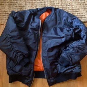 Aviator bomber jacket